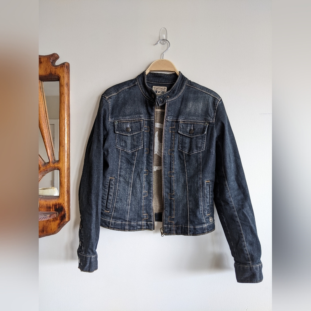Converse || Dark Denim Jacket